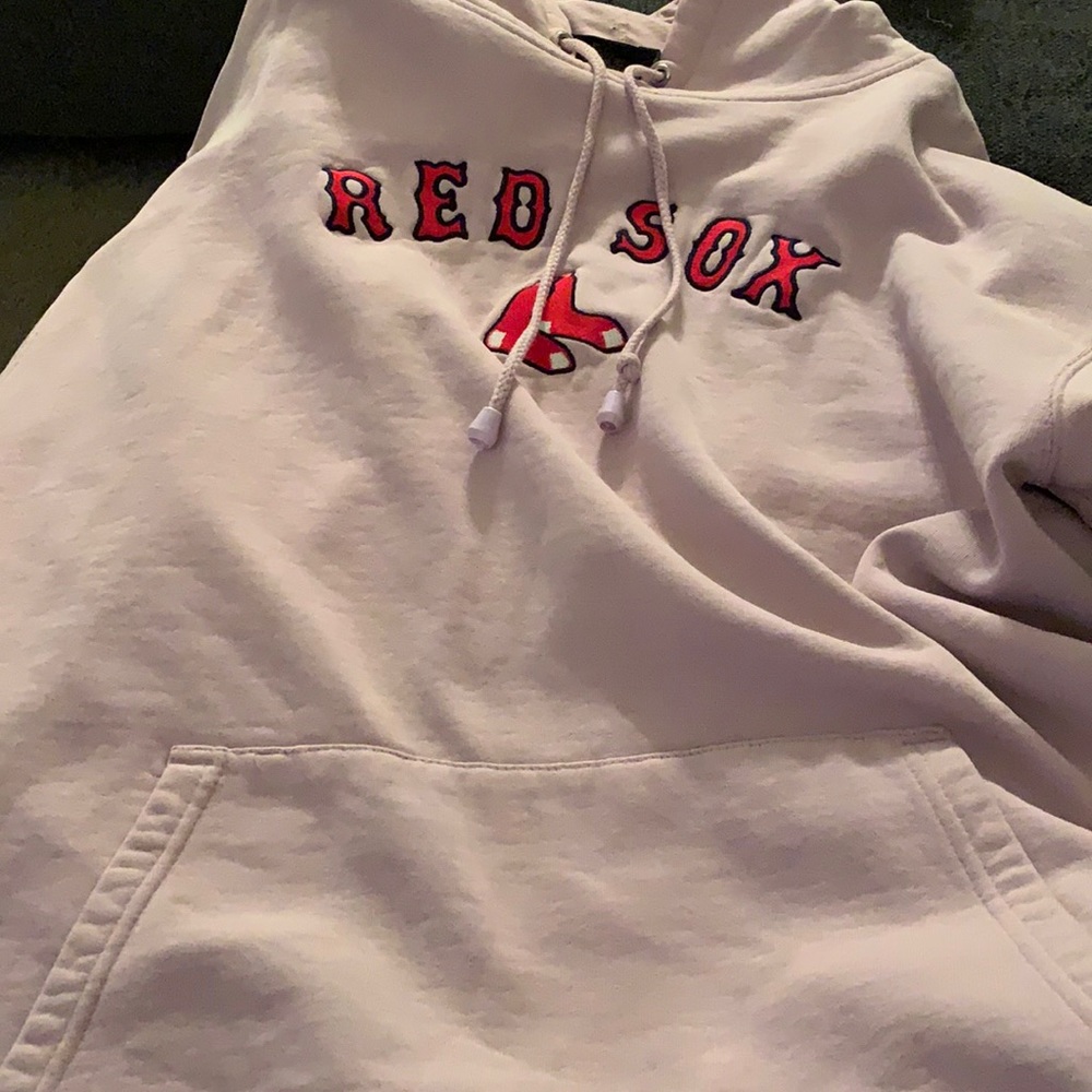 Purple Boston Red Sox sweatshirt
